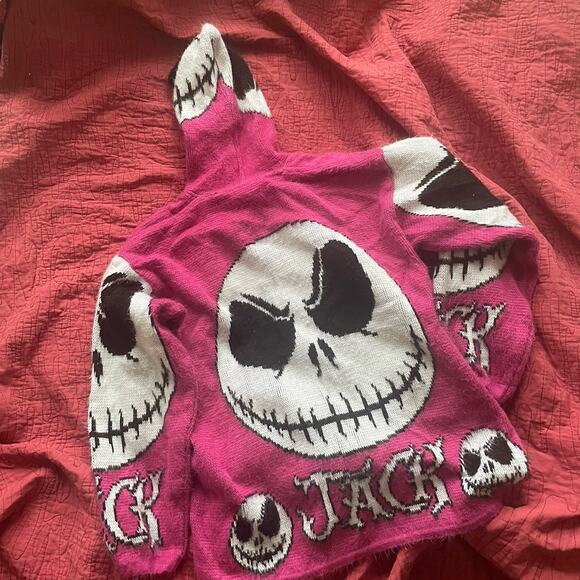 TEJIDOS RUMINAHUI Jack Skellington Hoodie Pink - Picture 4 of 15